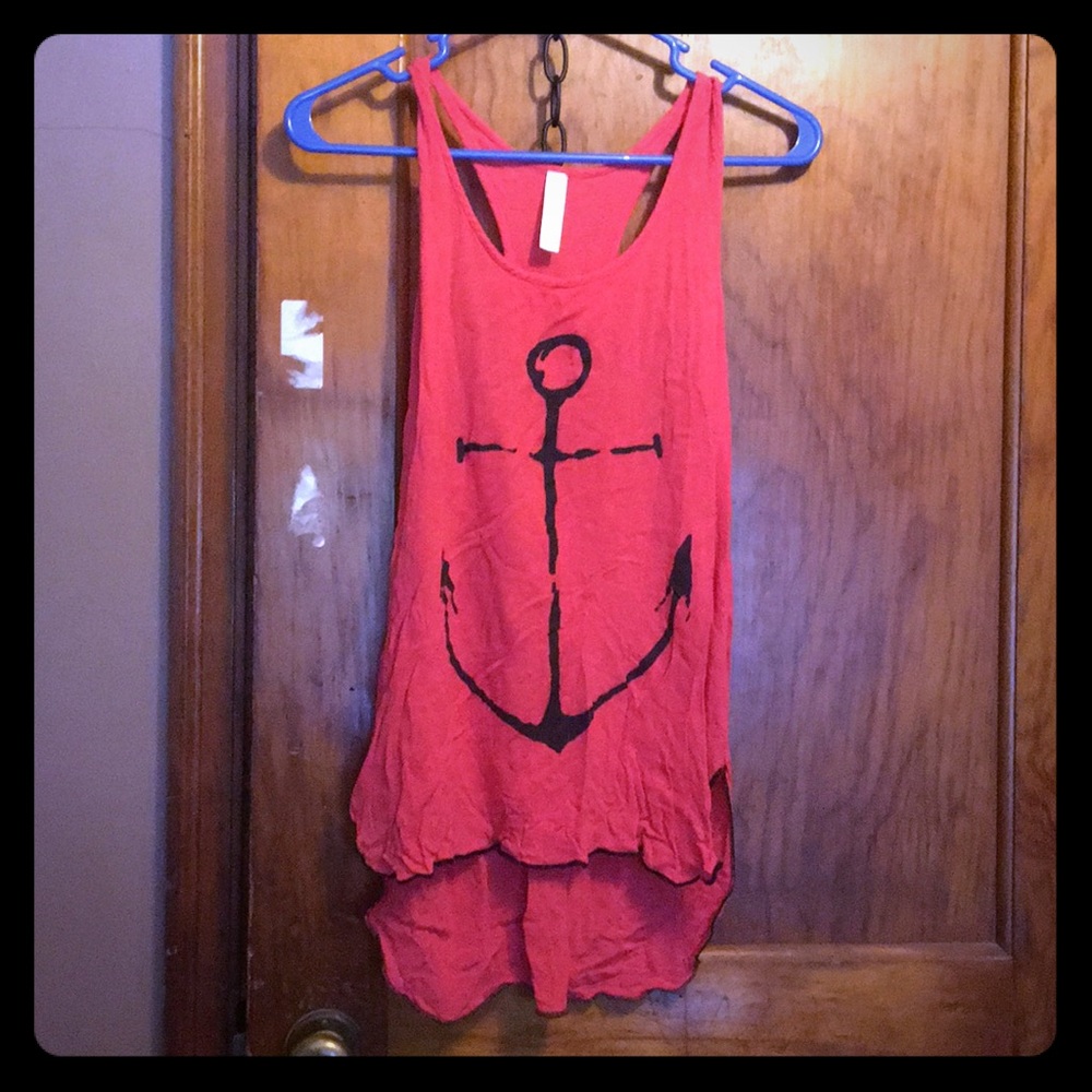 Coral tank top